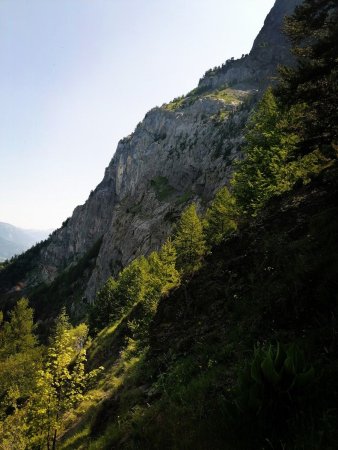 L’abrupt versant Nord-Ouest du Pic de Morgon !