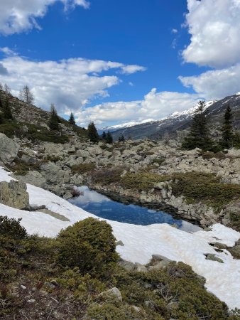 100m sous le lac Vert