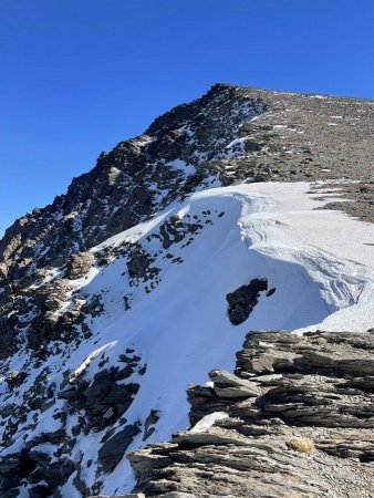 La face ouest du Mulhacén (à la descente)