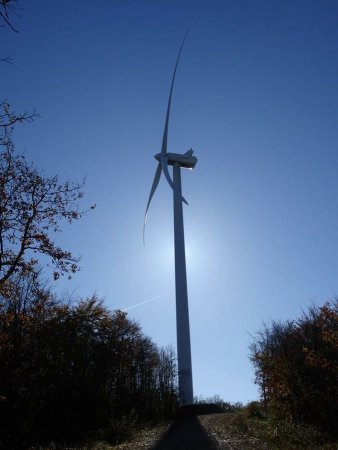 Un moulin à vent moderne