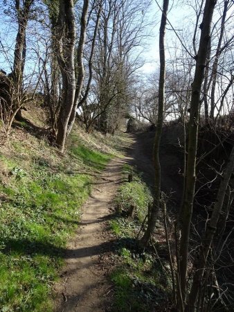 Remontée vers Bois Rouge