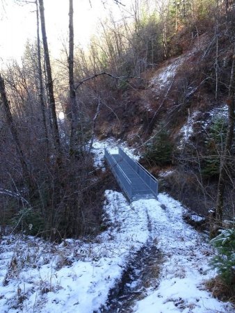 Passerelle sur le Merderel