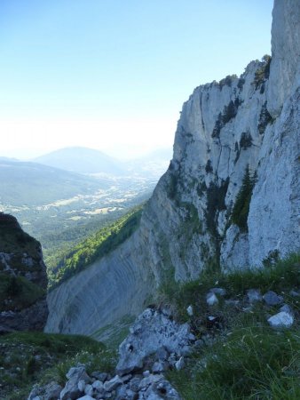 Falaise partie effondrée