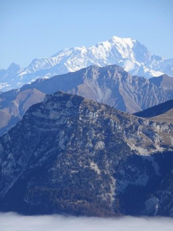 Rossanaz, Arcalod et Mont Blanc