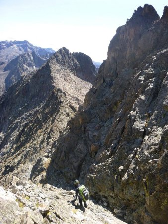 ...vers le Col de la Forchetta et la Cima Del Baus