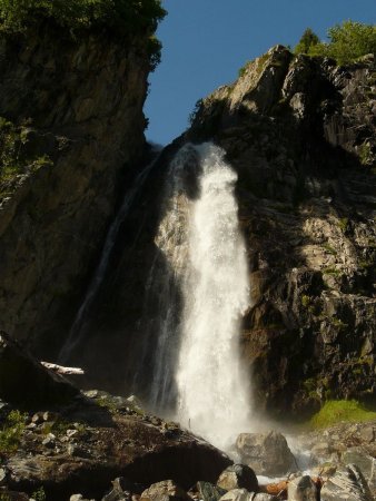 La cascade des Sept Laux.