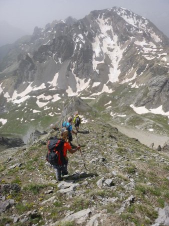 Ca descend bien d’entrée, mais c’est herbeux et stable