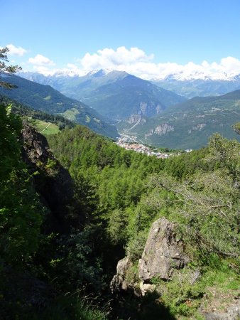 Au sommet du site d’escalade (cote 1600)