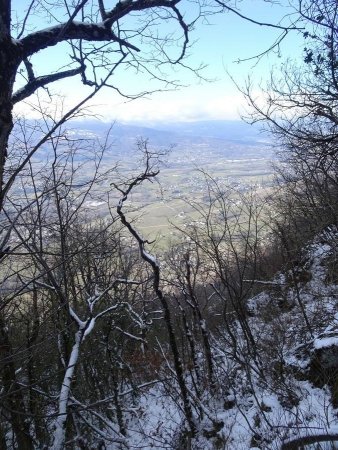 Retour : sentier de Chignin