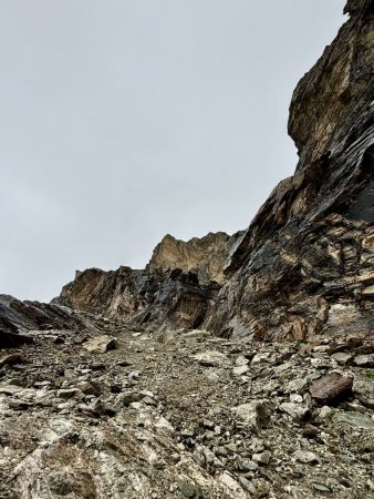 Un autre point de vue du couloir de descente