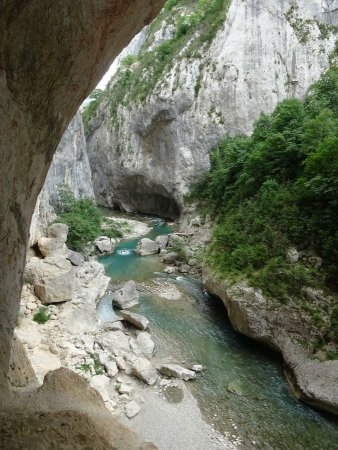 Dans le tunnel du Baou