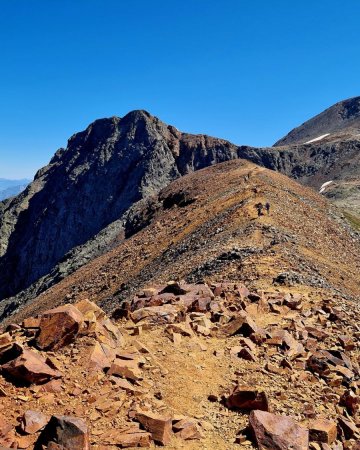 Arête de Brouffier en direction du petit Taillefer