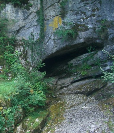 L’entrée de la grotte