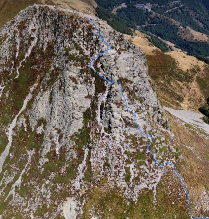 L’ascension vue de drone 