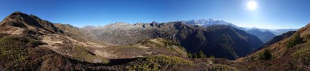 Arête de Rochy, panorama complet.