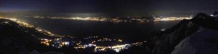 Pic des Mémises, panorama sur le lac Léman.