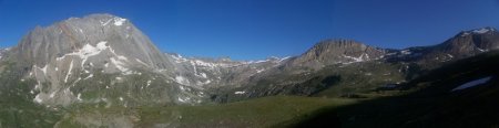 Panorama Pte de l’Echelle- Tête d’Aussois-Pte Chevière.