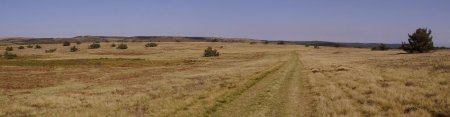 Traversé de plateau en direction de Prabouré par Viallevieille.