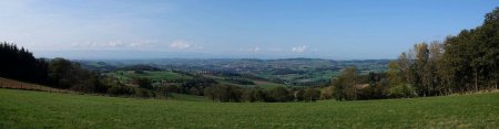 Panorama ouest à la sortie du bois