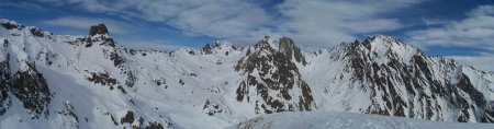 Panorama sur les géants du Beaufortain.