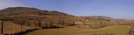 Bois d’Azole et mont du Crépier.