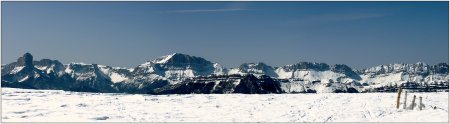 panorama sur Vercors depuis Sénépy