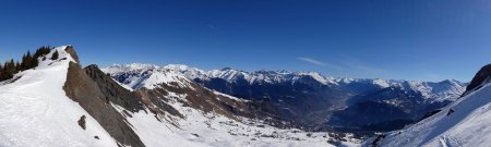 Au col de Cressua, panorama