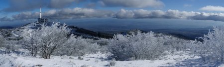 Nuages au-dessus de la vallée du Rhône.