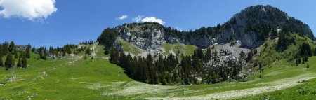 Pointe de Puvat sur la droite.