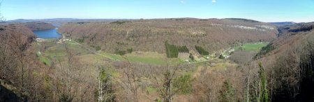 Vue du belvédère de la Dame Blanche