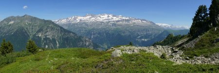 Du Rissiou au Glacier du Mont de Lans.