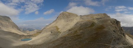 Lac du Cimet - crête du Cimet.