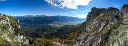 Panoramique au Pas de Rocheplane 