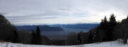 Pano sur Bauges et Belledonne