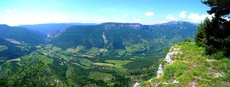 Belvédère sur les Gorges d’Omblèze