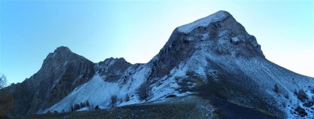 Faces nord de l’Arche et de l’Aiguille