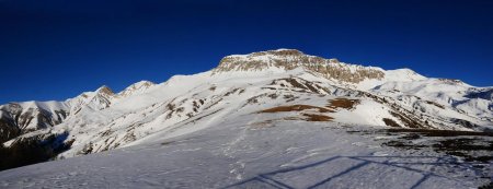 Panoramique sur la Grande Montagne, de l’Aiguillette au Pic des Têtes.