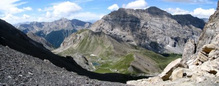 Descente sur le col du Vallonnet