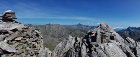 Panorama nord du sommet