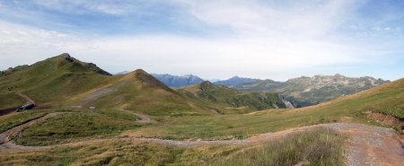 Retour, col des Tufs Blancs