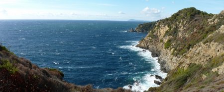 La mer depuis le Vallon de Fortuné