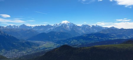 Face au Mont Blanc