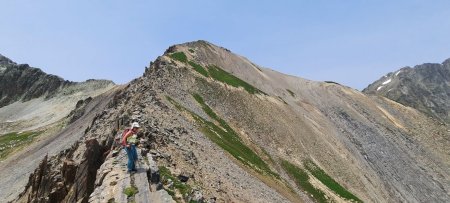 Sur la crête