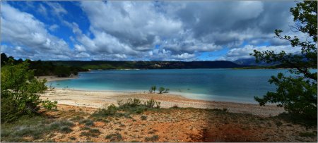 pano plage lac