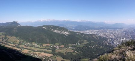 Panorama est et vallon du col de Clémencières.