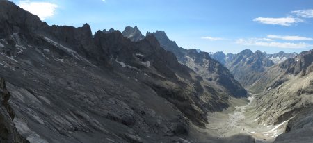 Depuis le refuge du Promontoire, vallée des Elançons