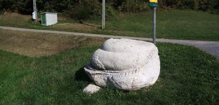 À la Croix du Plâtre.