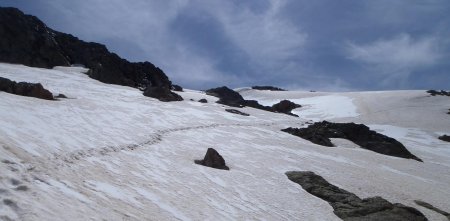 Vers le sommet du Mont Clapier