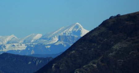 Le Grand Veymont, quelques heures après une chute de neige.