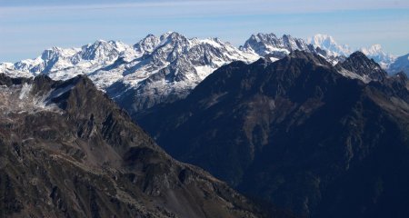 Belledonne nord et Mont Blanc